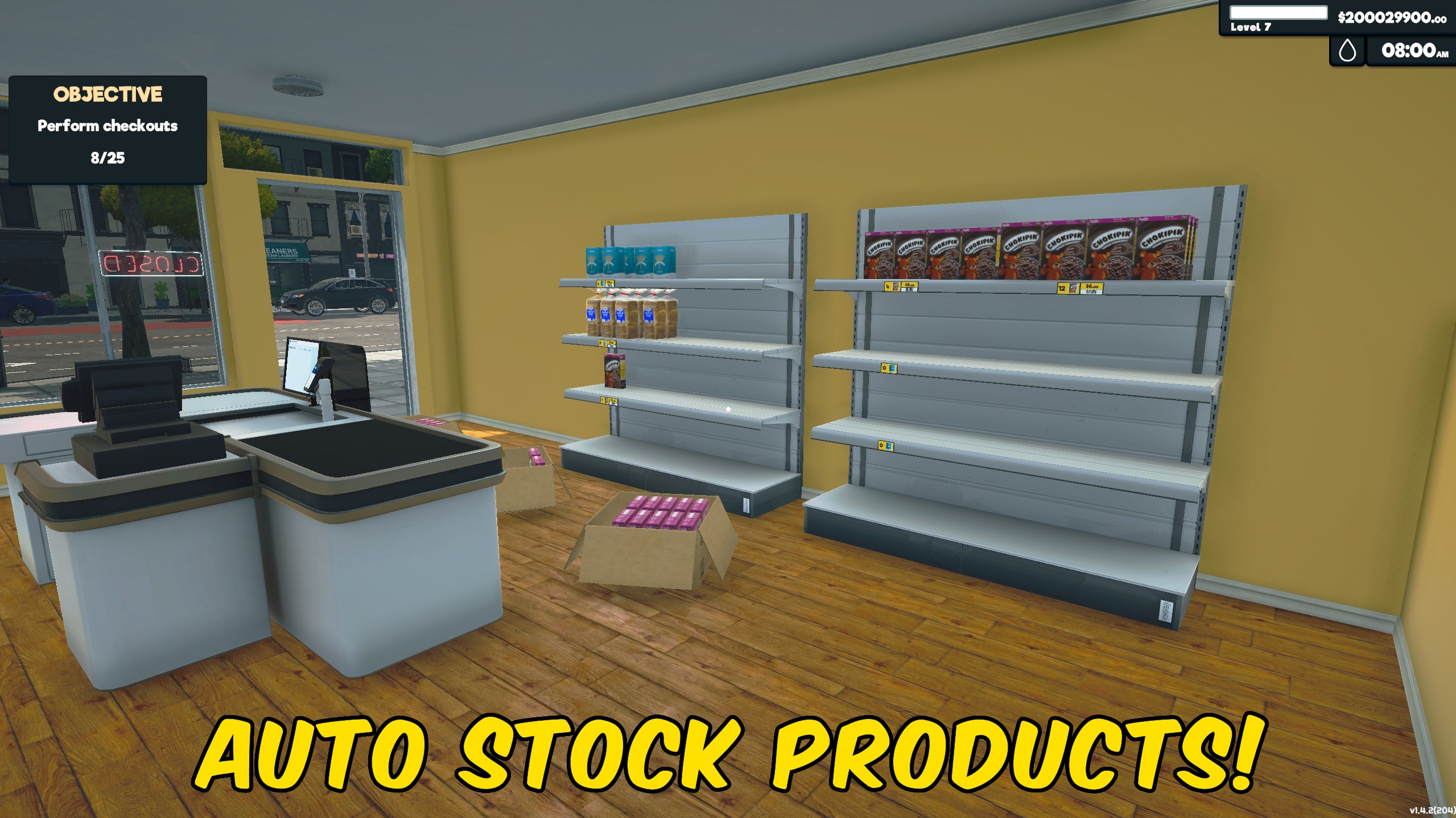 Auto Stock Shelves